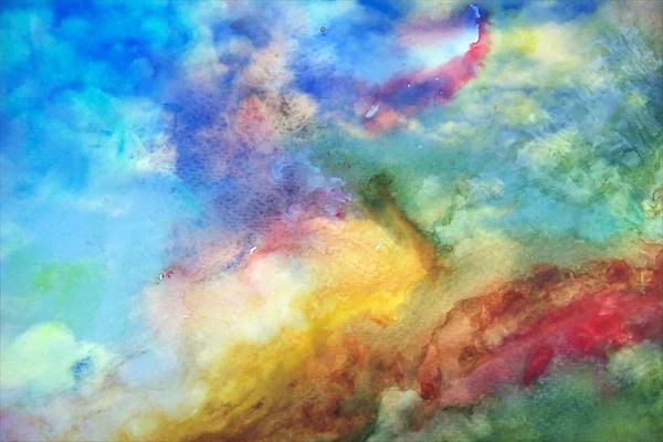 Cool Abstract Watercolor Background — Stock Photo, Image