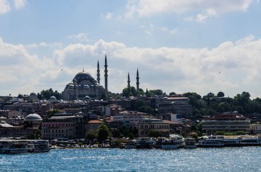 İstanbul 'daki Sultanahmet Camii Manzarası