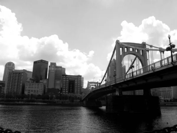匹兹堡大桥的景观 — 图库照片