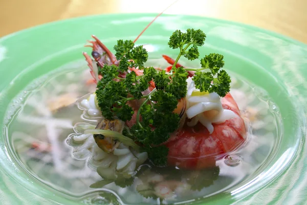 Sopa de mariscos — Foto de Stock