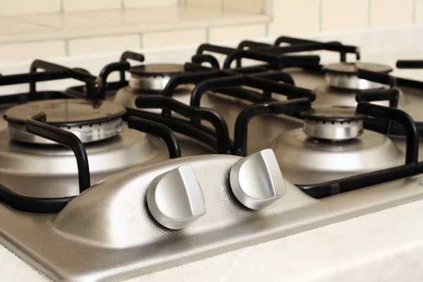 Stove in kitchen — Stock Photo, Image