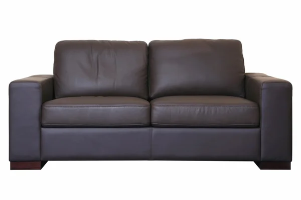 Schwarzes Sofa — Stockfoto