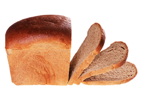 Brood op wit — Stockfoto