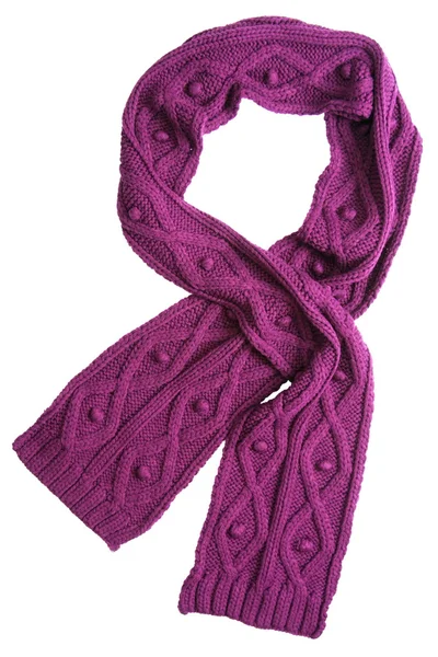 Lenço de lã violeta — Fotografia de Stock