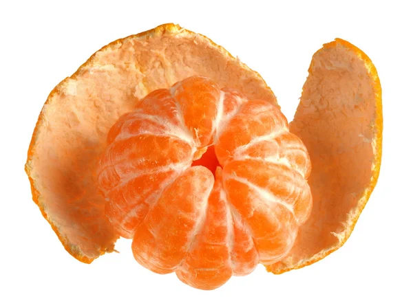 Mandarina con piel — Foto de Stock