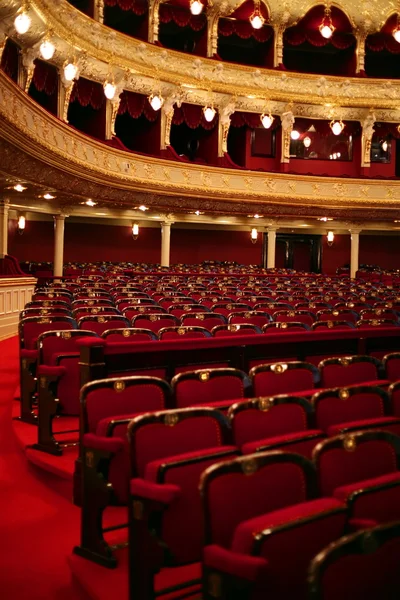 Interior del teatro clásico — Foto de Stock