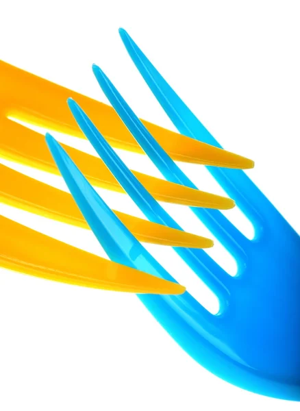 Plastic fork — Stock Photo, Image