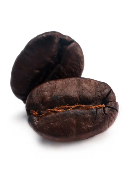 2 つのコーヒー豆 — ストック写真