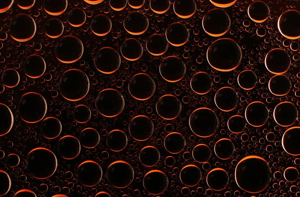 Burbuja de agua negro — Foto de Stock