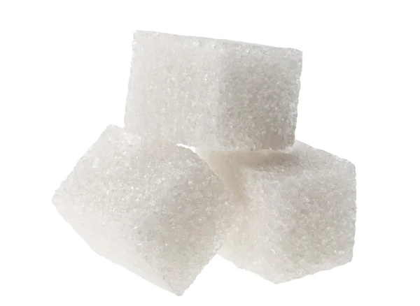 Weißer Zuckerwürfel — Stockfoto