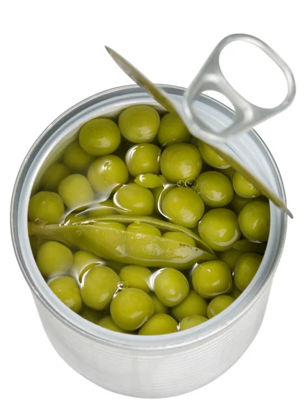 Preserved peas — Stock Photo, Image