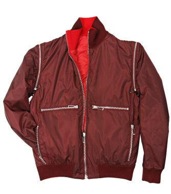 Man red jacket clipart