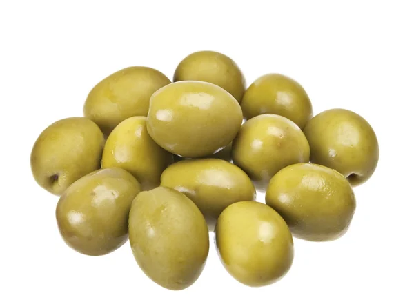 Grüne Olive — Stockfoto