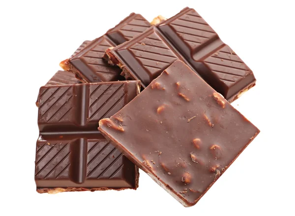Chocolate with nut — Stock Photo, Image