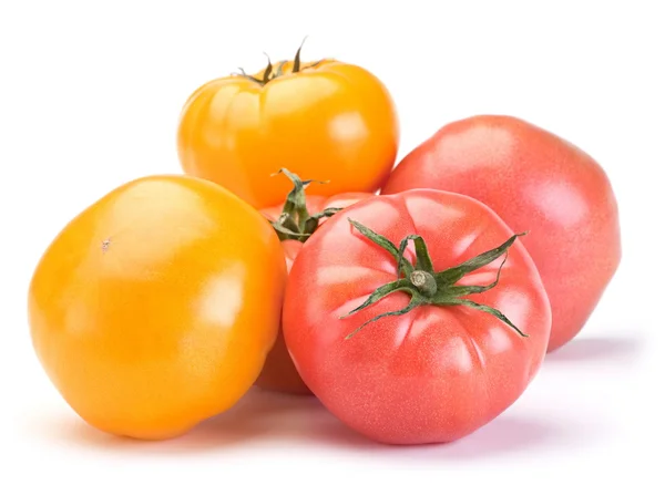 Tomate auf Weiß — Stockfoto
