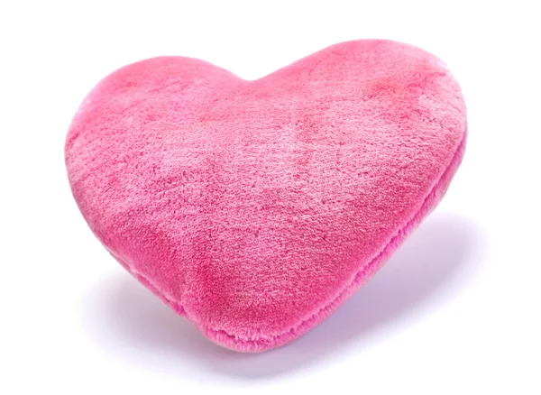 Декоративная розовая подушка — стоковое фото