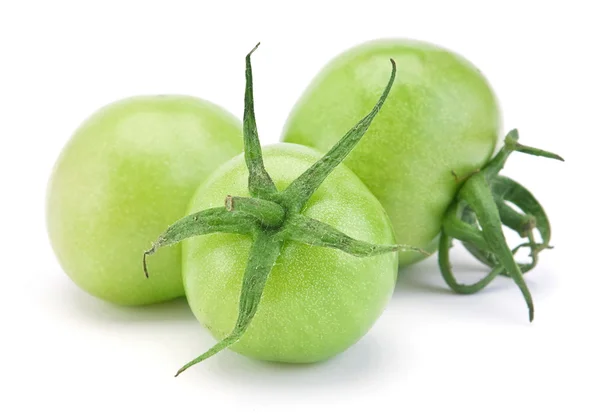 Tomate crudo verde — Foto de Stock