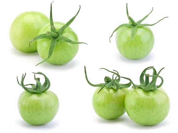 Tomate crudo verde — Foto de Stock