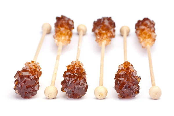 Brown amber sugar — Stock Photo, Image