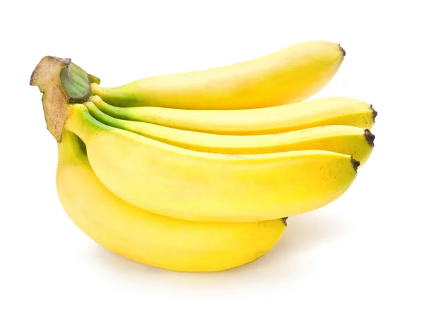 Banana em branco — Fotografia de Stock