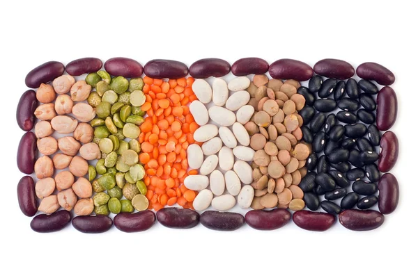 Mix semen fazole — Stock fotografie