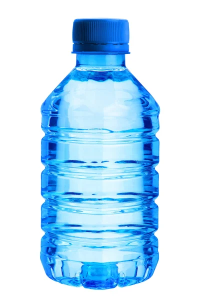 Blaue Plastikflasche — Stockfoto