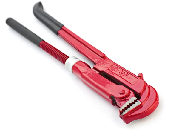 Red wrench isolated — Stock Photo, Image