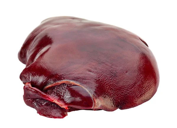 Hígado de cerdo crudo — Foto de Stock