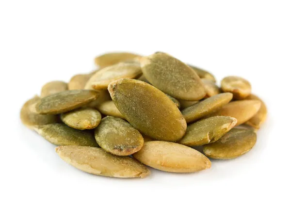 Pumpkin salted seeds — Stock Photo, Image