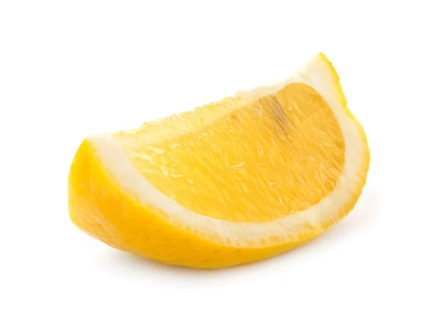 Lemon on white — Stock Photo, Image