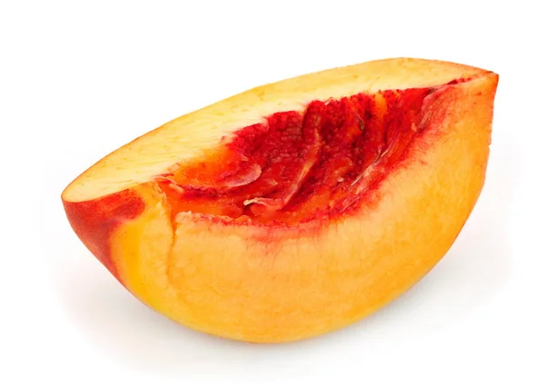 Fruta da família dos pêssegos nectarínicos — Fotografia de Stock