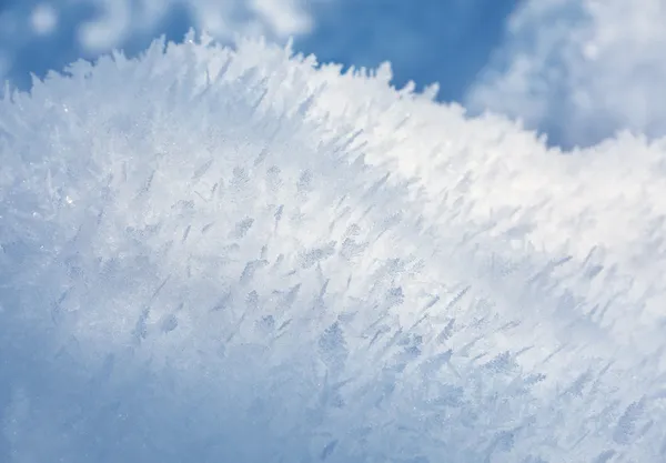 Nahaufnahme Frost Hintergrund — Stockfoto