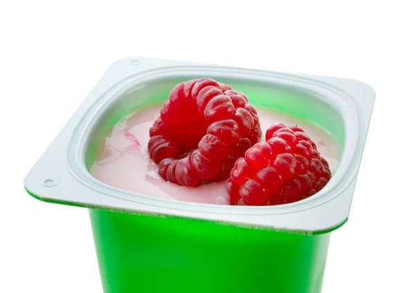 Yogurt with berry — Stock Photo, Image