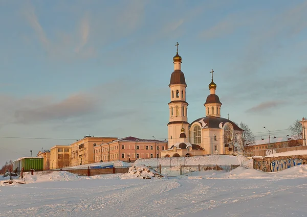 Собор на солнце — стоковое фото