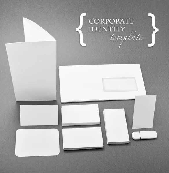 Modelo de identidade corporativa — Fotografia de Stock