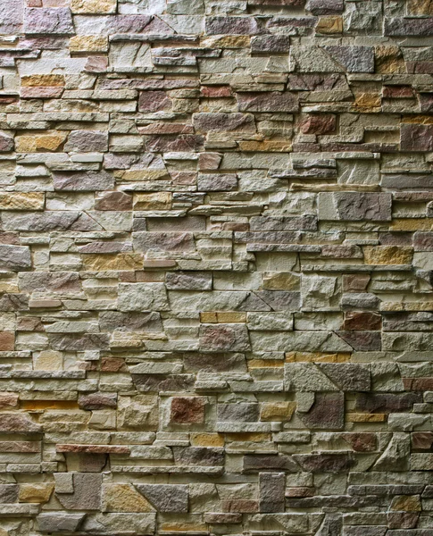 Patroon van moderne bakstenen muur opgedoken. — Stockfoto