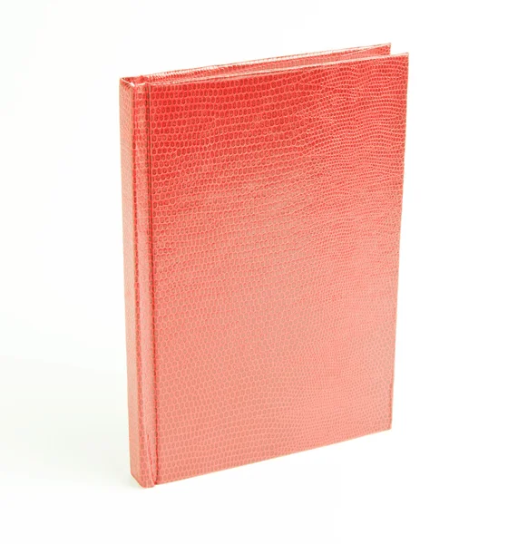 Red books in leather cover — Stock Photo, Image