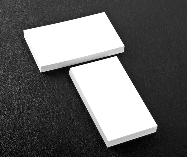 Blank business cards