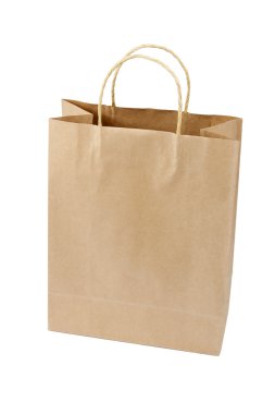Kraft kağıt boş alışveriş çantası
