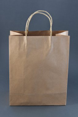 Kraft kağıt boş alışveriş çantası