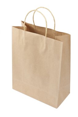 Kraft kağıt boş alışveriş çantası
