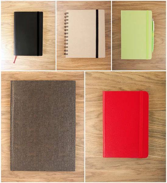 Geschlossene Notebooks — Stockfoto