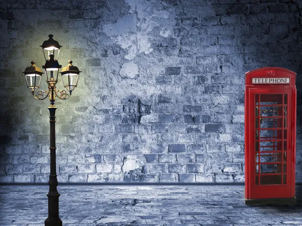 gece sahne Londra sokak