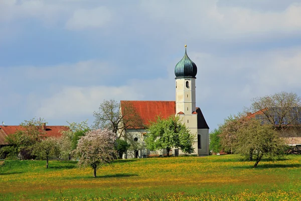 Igreja Bávara pitoresca — Fotografia de Stock