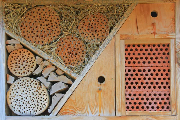 Insect house for hibernation — Stock Photo, Image