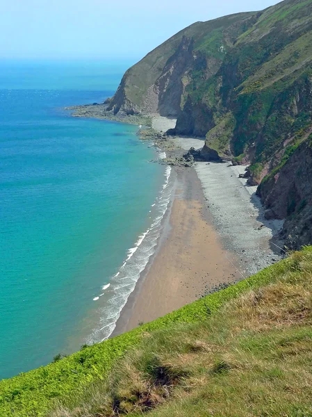 Klippor nära lynton, sydvästra england — Stockfoto