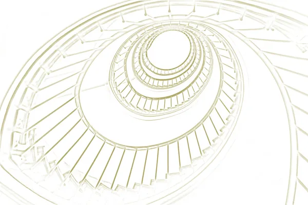 Contesto architettonico, a spirale — Foto Stock