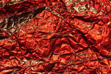 Kırmızı metalik folyo, Noel arka plan kırık