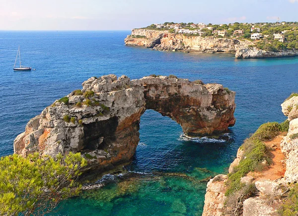 Naturalne skaliste brama, wyspa Majorka — Zdjęcie stockowe