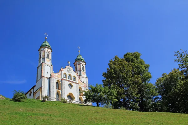 在各各他山、 巴特特尔茨、 德国的巴伐利亚修道院 — 图库照片